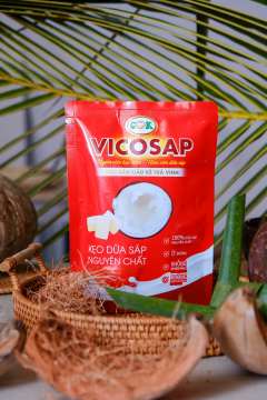 Kẹo dừa sáp Vicosap (vị nguyên chất) 100g