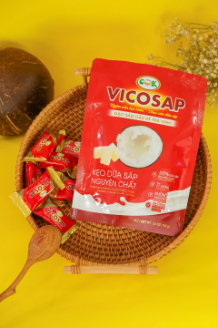 [THÙNG] Kẹo dừa sáp Vicosap (vị nguyên chất)